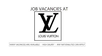 jobs bei louis vuitton|louis vuitton job vacancies.